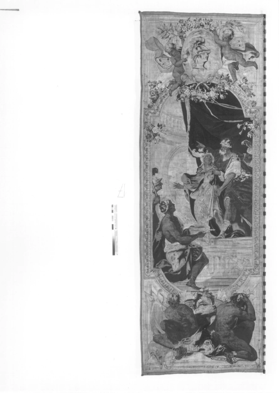 Arazzo - Alessandro Magno giovinetto riceve lo scettro, Musei Reali, Palazzo Reale, Torino